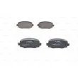 Jeu de 4 plaquettes de frein arrière BOSCH 0 986 494 930 - Visuel 3