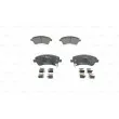 Jeu de 4 plaquettes de frein avant BOSCH 0 986 494 932 - Visuel 1