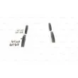 Jeu de 4 plaquettes de frein avant BOSCH 0 986 494 932 - Visuel 2