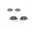 Jeu de 4 plaquettes de frein arrière BOSCH 0 986 494 934 - Visuel 1