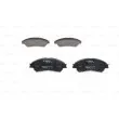 Jeu de 4 plaquettes de frein avant BOSCH 0 986 494 936 - Visuel 1