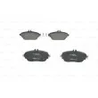 Jeu de 4 plaquettes de frein arrière BOSCH 0 986 494 937 - Visuel 3