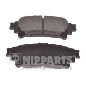 Jeu de 4 plaquettes de frein arrière NIPPARTS N3612044