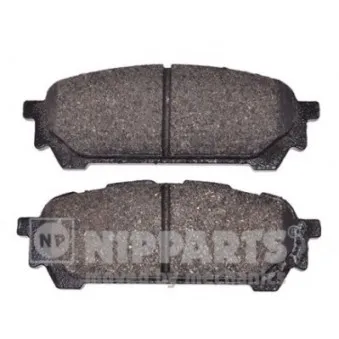 Jeu de 4 plaquettes de frein arrière NIPPARTS N3617005