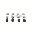 Kit d'accessoires, plaquette de frein à disque BOSCH 1 987 474 816 - Visuel 1