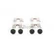 Kit d'accessoires, plaquette de frein à disque BOSCH 1 987 474 823 - Visuel 1