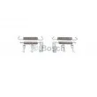 Kit d'accessoires, mâchoires de frein de stationnement BOSCH 1 987 475 090 - Visuel 1
