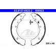Jeu de mâchoires de frein ATE 03.0137-0523.2 - Visuel 1