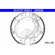 Jeu de mâchoires de frein, frein de stationnement ATE 03.0137-3039.2 - Visuel 1