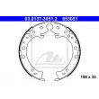 Jeu de mâchoires de frein, frein de stationnement ATE 03.0137-3051.2 - Visuel 1
