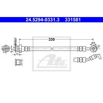 Flexible de frein ATE 24.5294-0331.3