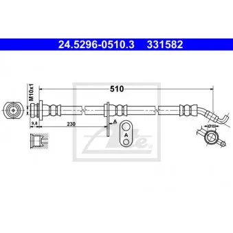 Flexible de frein ATE 24.5296-0510.3