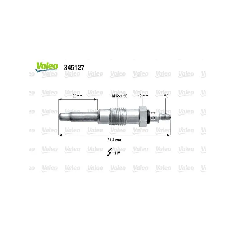 Bougie de préchauffage VALEO 345127
