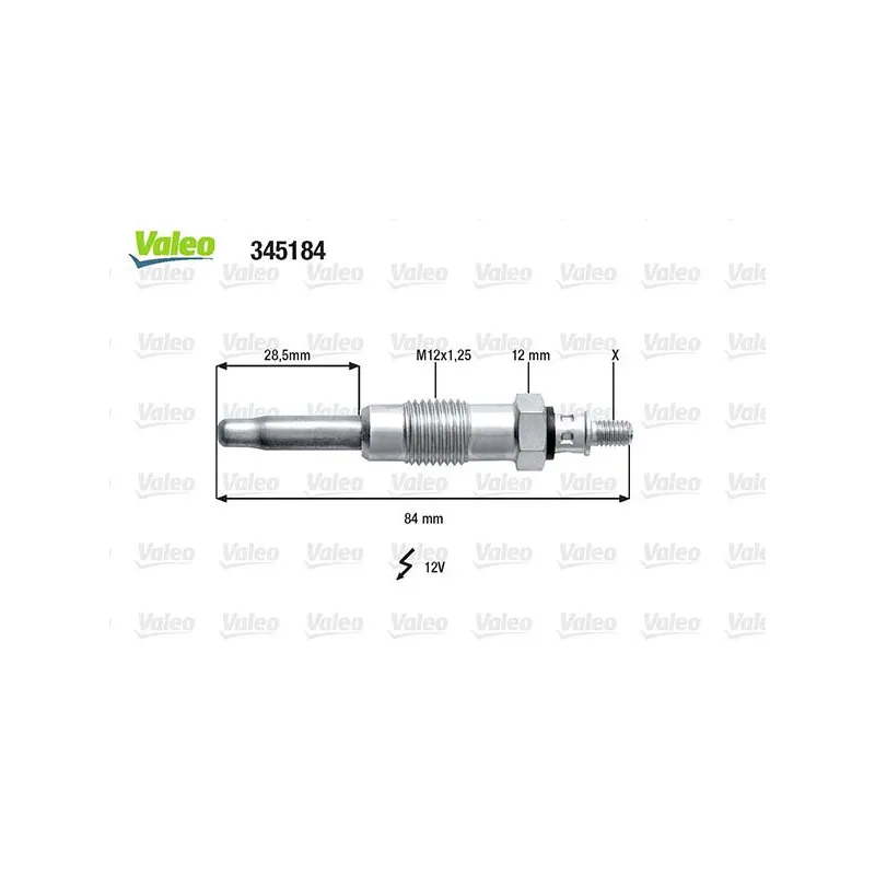 Bougie de préchauffage VALEO 345184