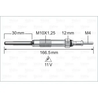 Bougie de préchauffage VALEO 345230
