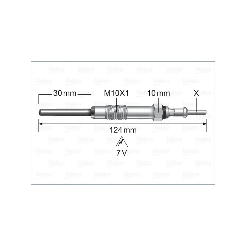 Bougie de préchauffage VALEO 345257