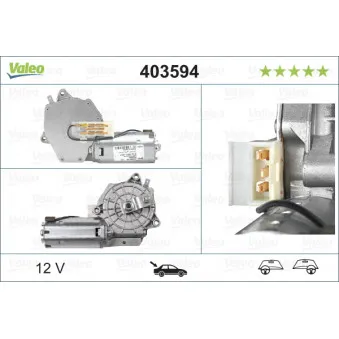 Moteur d'essuie-glace VALEO 403594