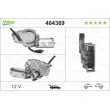 Moteur d'essuie-glace VALEO 404369 - Visuel 1