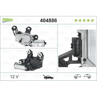 Moteur d'essuie-glace VALEO 404886