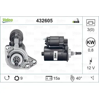 Démarreur VALEO 432605