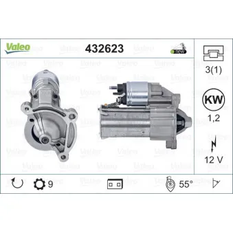 Démarreur VALEO 432623