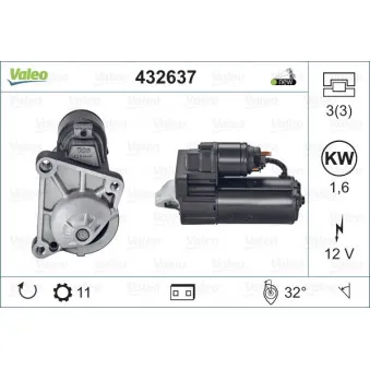 Démarreur VALEO 432637
