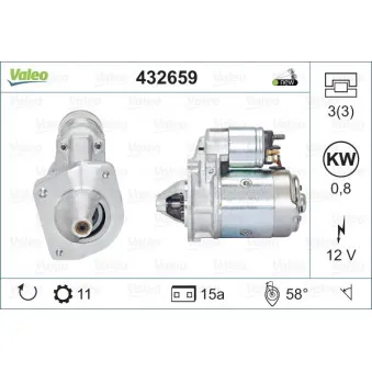 Démarreur VALEO 432659