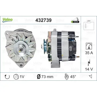 Alternateur VALEO 432739