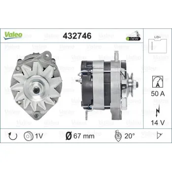 Alternateur VALEO 432746