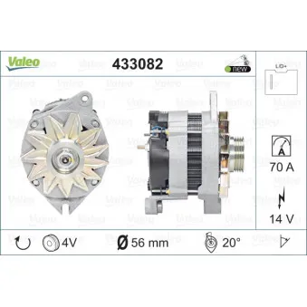 Alternateur VALEO 433082