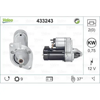 Démarreur VALEO 433243
