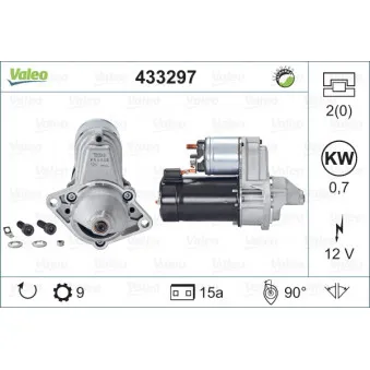 Démarreur VALEO 433297