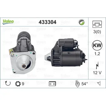 Démarreur VALEO 433304