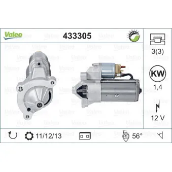 Démarreur VALEO 433305