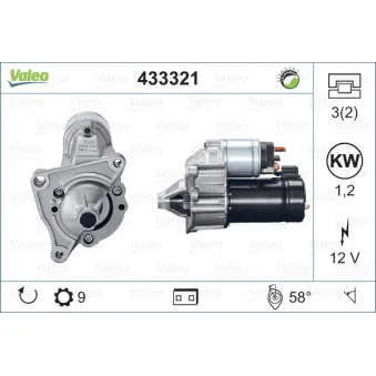 Démarreur VALEO 433321