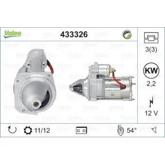 Démarreur VALEO 433326