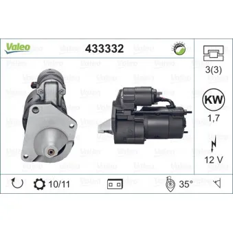Démarreur VALEO 433332