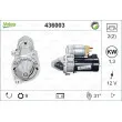 Démarreur VALEO 436003 - Visuel 1