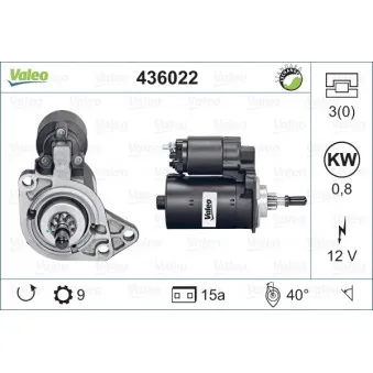 Démarreur VALEO 436022