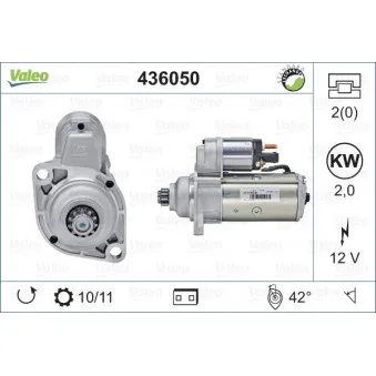 Démarreur VALEO 436050