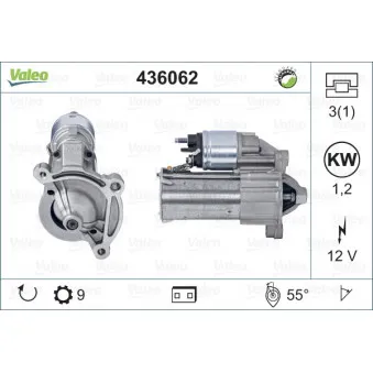 Démarreur VALEO 436062