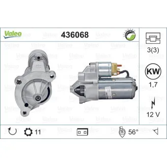 Démarreur VALEO 436068