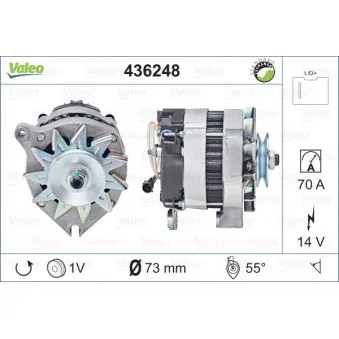 Alternateur VALEO 436248