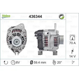 Alternateur VALEO 436344