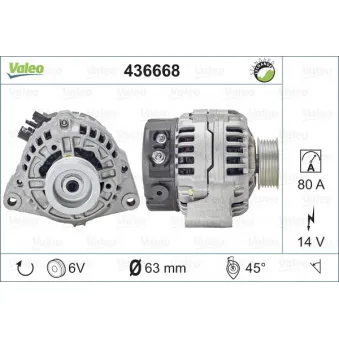 Alternateur VALEO 436668