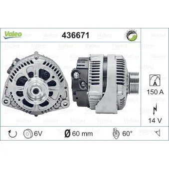 Alternateur VALEO 436671