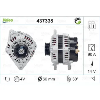 Alternateur VALEO 437338