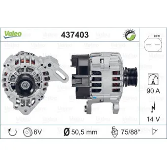 Alternateur VALEO 437403