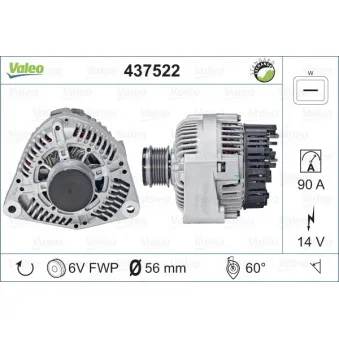 Alternateur VALEO 437522