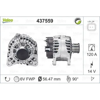 Alternateur VALEO 437559
